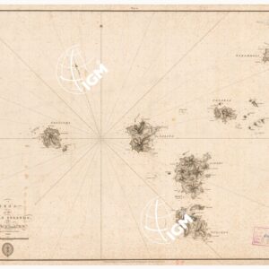 PLAN OF THE AEOLIAN ISLANDS BY CAPTAIN SMYTH KNIGHT OF ST. FERDINAND AND MERIT