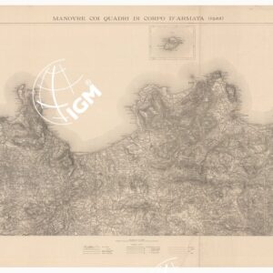 MANOVRE COI QUADRI DI CORPO D'ARMATA (1922) - Foglio Nord
