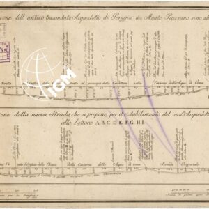 PIANTA DELL'ANDAMENTO DELL'ACQUEDOTTO DI PERUGIA s. d. - Tavola 2