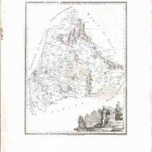CARTA DELLA PROVINCIA DELL'UMBRIA, ROMA MDCCCIII.