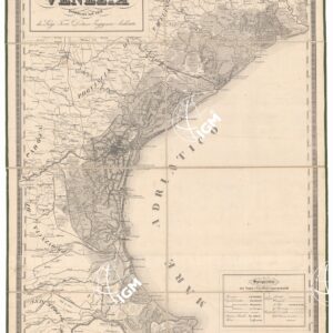 TOPOGRAFIA DELLA PROVINCIA DI VENEZIA PUBBLICATA DA LUIGI FORTI DOTTORE, INGEGNERE ARCHITETTO. VENEZIA, DALLA PREMIATA LITOGRAFIA DEYE'