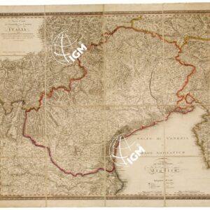 NUOVA CARTA DEGLI STATI DELLA CASA D'AUSTRIA IN ITALIA DOPO IL TRATTATO DI PACE DI LUNEVILLE DELINEATA DA I.E.S. SULLE PIU' PRECISE RECENTI ASTRONOMICHE OSSERVAZIONI ED ALTRE SORGENTI LE PIU' ANTICHE ED INCISA DA F. REISSER