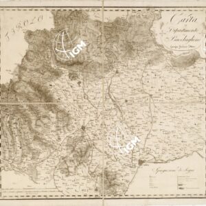 CARTA DEL DIPARTIMENTO DEL BACCHIGLIONE GIUSEPPE GIULIANI EDITORE.