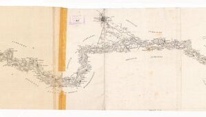 CARTA DEL CORSO DEL FIUME PO' E DELLA LAGUNA DI VENEZIA - Spezzoni 1-2-3-4-5-6