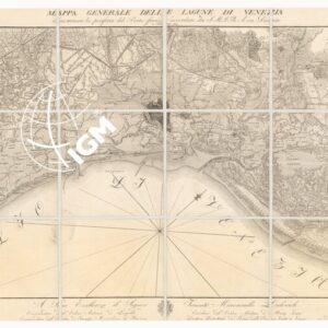 MAPPA GENERALE DELLE LAGUNE DI VENEZIA DIMOSTRANTE LA PERIFERIA DEL PORTO-FRANCO ACCORDATO DA S.M.I.R.A. CON DECRETO 20 FEBBRAIO 1829
