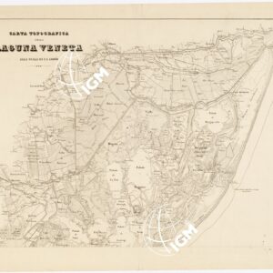 CARTA TOPOGRAFICA DELLA LAGUNA VENETA - Foglio 1