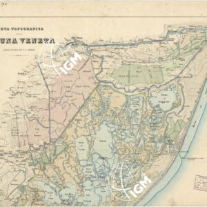 CARTA TOPOGRAFICA DELLA LAGUNA VENETA - Foglio 1