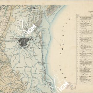 CARTA TOPOGRAFICA DELLA LAGUNA VENETA - Foglio 2