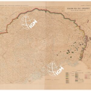 SITUAZIONE DELLE FORZE CONTRAPPOSTE DAL 23 OTTOBRE AL 9 NOVEMBRE DEL 1917 - Volume III Tavola 1