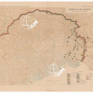 SITUAZIONE DELLE FORZE CONTRAPPOSTE DAL 23 OTTOBRE AL 9 NOVEMBRE DEL 1917 - Volume III Tavola 3