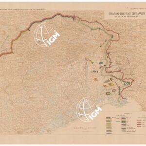 SITUAZIONE DELLE FORZE CONTRAPPOSTE DAL 23 OTTOBRE AL 9 NOVEMBRE DEL 1917 - Volume III Tavola 6