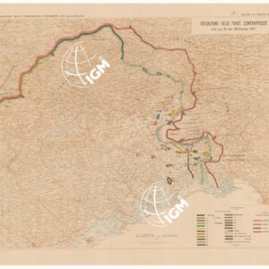 SITUAZIONE DELLE FORZE CONTRAPPOSTE DAL 23 OTTOBRE AL 9 NOVEMBRE DEL 1917 - Volume III Tavola 7