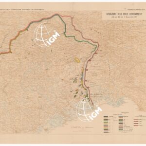 SITUAZIONE DELLE FORZE CONTRAPPOSTE DAL 23 OTTOBRE AL 9 NOVEMBRE DEL 1917 - Volume III Tavola 10