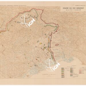 SITUAZIONE DELLE FORZE CONTRAPPOSTE DAL 23 OTTOBRE AL 9 NOVEMBRE DEL 1917 - Volume III Tavola 12