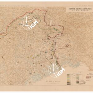 SITUAZIONE DELLE FORZE CONTRAPPOSTE DAL 23 OTTOBRE AL 9 NOVEMBRE DEL 1917 - Volume III Tavola 13