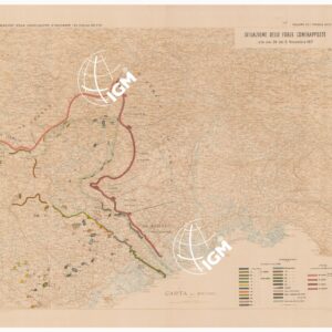 SITUAZIONE DELLE FORZE CONTRAPPOSTE DAL 23 OTTOBRE AL 9 NOVEMBRE DEL 1917 - Volume III Tavola 17