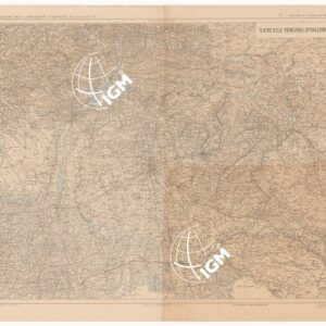 SITUAZIONE DELLE FORZE CONTRAPPOSTE DAL 23 OTTOBRE AL 9 NOVEMBRE DEL 1917 - TEATRO DELLE PRINCIPALI OPERAZIONI - Volume III Tavola 19