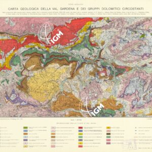 CARTA GEOLOGICA DELLA VAL GARDENA E DEI GRUPPI DOLOMITICI - Foglio 2