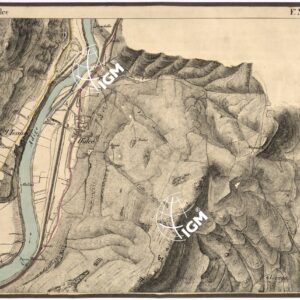 CARTA DEI DINTORNI DI RIVOLI E PASTRENGO - Foglio 3 - Dolce