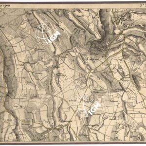 CARTA DEI DINTORNI DI RIVOLI E PASTRENGO - Foglio 7 - Cavajon