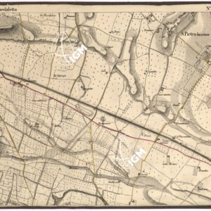 CARTA DEI DINTORNI DI RIVOLI E PASTRENGO - Foglio 12 - Ospedaletto