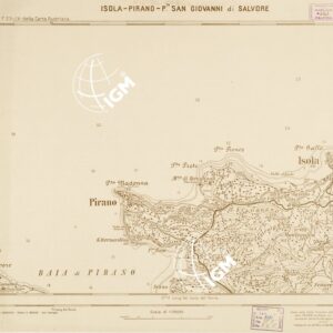 CARTA DELLA COSTA ORIENTALE DELL'ADRIATICO... - ISOLA PIRANO - PUNTA S. GIOVANNI DI SALVORE Foglio 23-8