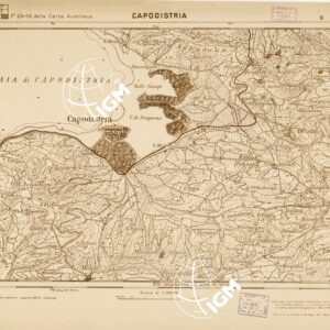 CARTA DELLA COSTA ORIENTALE DELL'ADRIATICO... - CAPODISTRIA Foglio 23-9