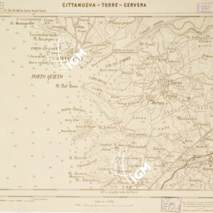 CARTA DELLA COSTA ORIENTALE DELL'ADRIATICO... - CITTANUOVA - TORRE - CERVERA - Foglio 24-8