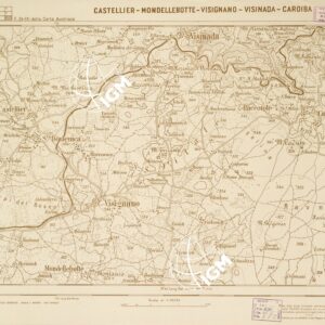 CARTA DELLA COSTA ORIENTALE DELL'ADRIATICO... - CASTELLIER - MONDELLEBOTTE - VISIGNANO - VISINADA - CAROIBA Foglio 24-9