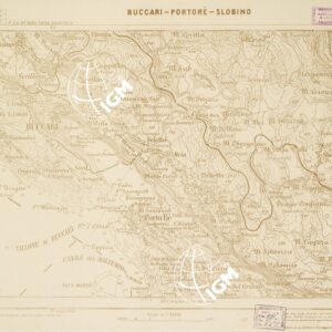 CARTA DELLA COSTA ORIENTALE DELL'ADRIATICO... - BUCCARI - PORTORE' - SLOBINO Foglio 24-8