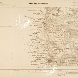 CARTA DELLA COSTA ORIENTALE DELL'ADRIATICO... - PARENZO - FONTANE Foglio 25-2