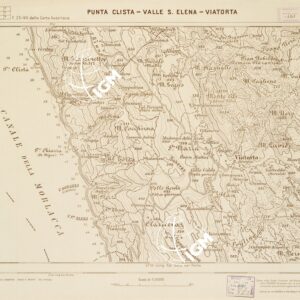 CARTA DELLA COSTA ORIENTALE DELL'ADRIATICO... - PUNTA CLISTA - VALLE S. ELENA - VIATORTA Foglio 25-7