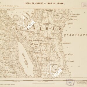 CARTA DELLA COSTA ORIENTALE DELL'ADRIATICO... - ISOLA DI CHERSO - LAGO DI URANA Foglio 26-4