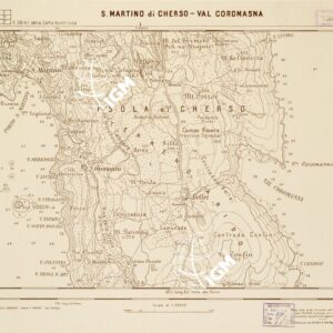 CARTA DELLA COSTA ORIENTALE DELL'ADRIATICO... - S. MARTINO DI CHERSO - VAL COROMASNA Foglio 26-7