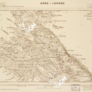 CARTA DELLA COSTA ORIENTALE DELL'ADRIATICO... - ARBE - LOPARO Foglio 26-9