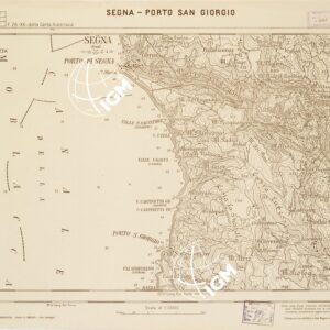 CARTA DELLA COSTA ORIENTALE DELL'ADRIATICO... - SEGNA - PORTO SAN GIORGIO Foglio 26-1