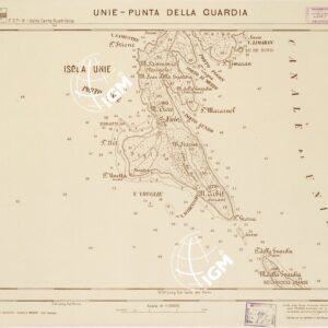 CARTA DELLA COSTA ORIENTALE DELL'ADRIATICO... - UNIE - PUNTA DELLA GUARDIA Foglio 27-6