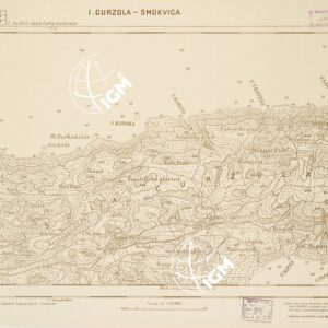 CARTA DELLA COSTA ORIENTALE DELL'ADRIATICO... - I. CURZOLA - SMOKVICA Foglio 34-1