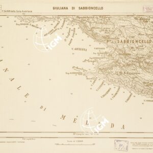 CARTA DELLA COSTA ORIENTALE DELL'ADRIATICO... - GIULIANA DI SABBIONCELLO Foglio 34-4