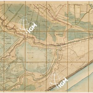 CARTA TOPOGRAFICA DELLA LAGUNA VENETA - PALUDE DI DRAGOJESOLO - Foglio 6
