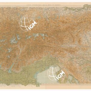 CARTA IPSOMETRICA DELLA ZONA DI GUERRA