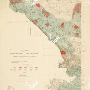 CARTA ACIDIMETRICA DEI TERRITORI DELLA PROV. DI TRIESTE E DI GORIZIA - Foglio II