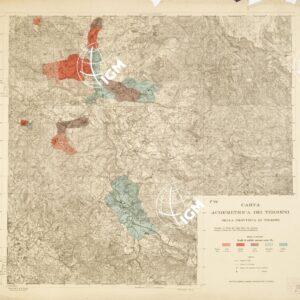 CARTA ACIDIMETRICA DEI TERRITORI DELLA PROV. DI TRIESTE E DI GORIZIA - Foglio IV