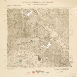 CARTA ACIDIMETRICA DEI TERRITORI DELLA PROV. DI TRIESTE E DI GORIZIA - Foglio V