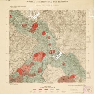 CARTA ACIDIMETRICA DEI TERRITORI DELLA PROV. DI TRIESTE E DI GORIZIA - Foglio III