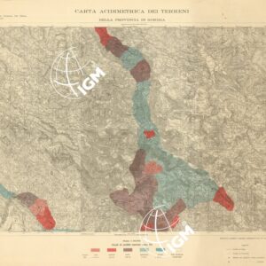 CARTA ACIDIMETRICA DEI TERRITORI DELLA PROV. DI TRIESTE E DI GORIZIA - Foglio VII
