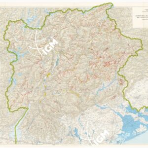 CARTA DELL'ALLUVIONE DEL NOVEMBRE 1966 NEL VENETO E NEL TRENTINO ALTO ADIGE