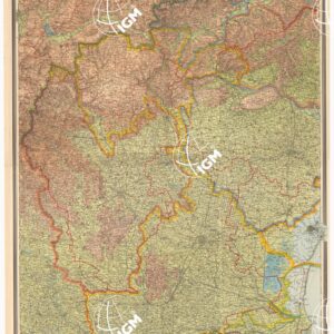 CARTA TOPOGRAFICA DELLA DIOCESI DI PADOVA, FELTRE, VICENZA CON PARTE DELLE DIOCESI LIMITROFE PUBBLICATA DALLA CURIA VESCOVILE DI PADOVA