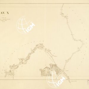 PLANIMETRIA DELLE R.R. GROTTE DI POSTUMIA - Tavola X