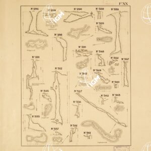 PLANIMETRIA DELLE R.R. GROTTE DI POSTUMIA -Tavola XX